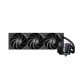 Система охлаждения/ Water Cooling System PCCooler DS360 BK (310W, 360mm, LED temp., Black, ARGB Pump/ Fans: 3x120mm, 86.73CFM, 28dBA, 2200RPM/ Pump height 67mm, 28dBA, 3200RPM, Rad thickness 27mm/ S: 1851, 1700, 1200, 20XX, 115X, AM5, AM4)