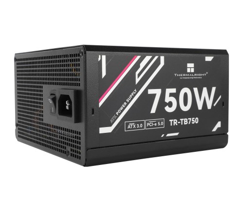 Блок питания 750W/ Power Supply Thermalright, 750W 80+ Bronze (ATX, 3.0, PCIe 5.0, Full modular, 1x24(20+4)pin, 2xCPU 8(4+4)pin, 4xPCIe*2 8(6+2)pin, 3xSATA3, 1x12+4pin (12VHPWR PCIe 5.0 12+4pin 600mm), 3xMOLEX4pin, Active, 120x120mm, 150x140x86mm, APFC, b Блок питания 750W/ Power Supply Thermalright, 750W 80+ Bronze (ATX, 3.0, PCIe 5.0, Full modular, 1x24(20+4)pin, 2xCPU 8(4+4)pin, 4xPCIe*2 8(6+2)pin, 3xSATA3, 1x12+4pin (12VHPWR PCIe 5.0 12+4pin 600mm), 3xMOLEX4pin, Active, 120x120mm, 150x140x86mm, APFC, b