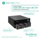 Источник бесперебойного питания Systeme Electric Smart-Save Online SRT 6000 ВА, конвертируемый форм-фактор 5U, 230 В, 1:1, клеммный вход/выход, 6 розеток IEC C13 и 4 розетки IEC C19, SmartSlot, LCD, USB HID, SNMP карта, версия с возможностью увеличения