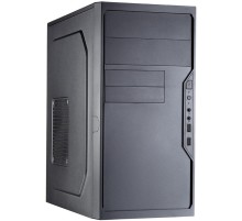 Корпус с блоком питания 500Вт./ Case Foxline FL-733 mATX case, black, w/PSU 500W 12cm, 1xPCIe(6+2pin), w/2xUSB2.0, w/pwr cord, w/o FAN