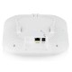 Точка доступа Точка доступа Zyxel NebulaFlex NWA110AX, WiFi 6, 802.11a/b/g/n/ac/ax (2,4 и 5 ГГц), MU-MIMO, антенны 2x2, до 575+1200 Мбит/с, 1xLAN GE, PoE, защита от 4G/5G, БП в комплекте
