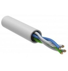 ITK Витая пара U/UTP кат.5E 2x2х24AWG LSZH белый (500м)