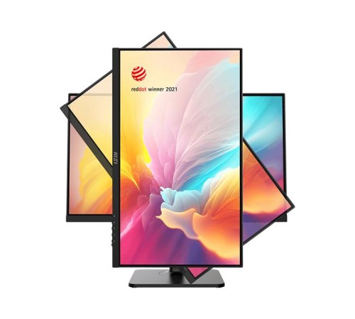 Монитор MSI Modern MD2412P 23.8" 16:9 FHD(1920x1080) IPS Flat,1ms(MPRT),1000:1,100M:1,300nit,178/178,HDMI 1.4,USB-C,Speaker,Tilt,Swivel,Height,Pivot,VESA,100Hz,Black,1y war-ty