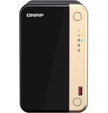 Сетевое хранилище без дисков/ SMB QNAP TS-264-8G NAS 2 HDD trays, 4-core Intel Celeron N5105/N5095 2.0-2.9 GHz, 8 GB DDR4 RAM , 2x2.5 Gigabit Ethernet , 2xUSB 3.2 Gen 2 (10Gbps), 2xUSB 2.0 port, 1xHDMI, 2xM.2 PCIe Gen 3 x1 slots