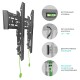 ONKRON кронштейн для телевизора 32"-70" наклонный, чёрный TM5 (Мятая упаковка)