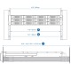 Комплект направляющих/ QNAP RAIL-A03-57 Rail kit
