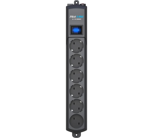 Сетевой фильтр Pilot S Max (5 евро + 1GP), 15А/3.5кВа, автомат, 5 м, графит/ Surge protector Pilot S Max (5 euros + 1GP), 15A/3.5kVA, automatic, 5 m, graphite Сетевой фильтр Pilot S Max (5 евро + 1GP), 15А/3.5кВа, автомат, 5 м, графит/ Surge protector Pilot S Max (5 euros + 1GP), 15A/3.5kVA, automatic, 5 m, graphite