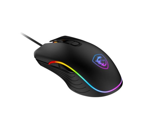 Мышь проводная Mouse MSI FORGE GM300, Wired, 118g, DPI 7200, Symmetrical design, RGB LED, black
