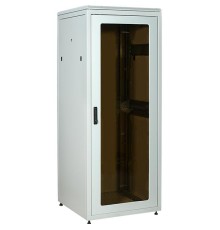 ITK LINEA N 18U 800х800мм стекл. пер. дв. задн. металл. сер.