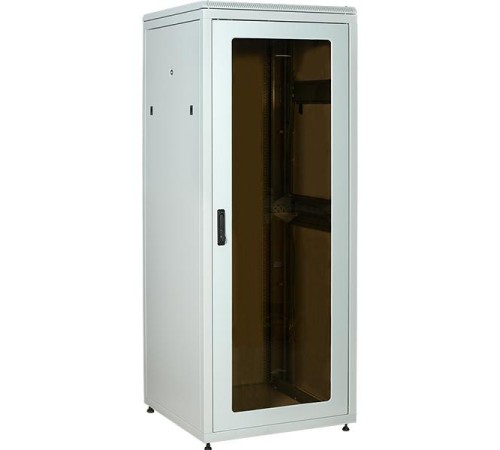 ITK LINEA N 18U 800х800мм стекл. пер. дв. задн. металл. сер. ITK LINEA N 18U 800х800мм стекл. пер. дв. задн. металл. сер.