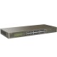 Коммутатор/ Tenda TEG1124P-24-250W 1000M&PoE 24-Port Gigabit Ethernet Switch with 24-Port PoE
