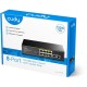 Коммутатор/ 8-Port 10/100M PSE RJ-45  +2 RJ45 10/100M Uplink Port Unmanaged PoE+ Switch 120W, CCTV/VLAN mode support, long distance:250M at CCTV mode.  802.3af/at standard, Support PD Alive Function, ±4 KV Surge Protection, Alternative 1/2(+),3/6(-),Steel