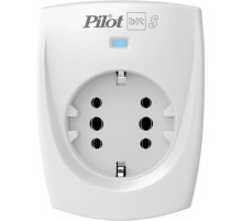 Сетевой фильтр Сетевой фильтр PILOT BIT S, 1 розетка, 16А/3,5кВт, св.серый, Россия