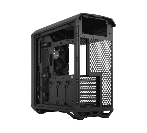 Корпус ПК без блока питания/ Case Fractal Design Torrent Compact TG Dark Tint, Midi-Tower, 2x180mm, 2xUSB-A 3.2 + 1xUSB 3.2 Type-C E-ATX, SSI-CEB, ATX, mATX, mITX Black