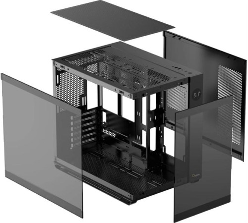 корпус Ocypus Iota C70 BK ARGB, ATX, Type-C(3.1)*1, USB3.0*2, BOTTOM 3x120mm ARGB, REAR 1x120mm ARGB, MB SIDE 2x120mm ARGB (незначительное повреждение коробки)