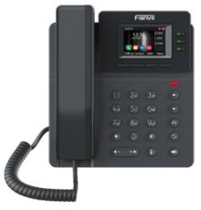 SIP-Телефон Fanvil V60P, 4 SIP-акк., 2,4", 320x240 Цвет. экран, POE, БП в комп., 2x100 Mbps