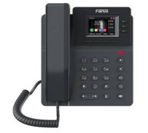 SIP-Телефон Fanvil V60P, 4 SIP-акк., 2,4", 320x240 Цвет. экран, POE, БП в комп., 2x100 Mbps SIP-Телефон Fanvil V60P, 4 SIP-акк., 2,4", 320x240 Цвет. экран, POE, БП в комп., 2x100 Mbps