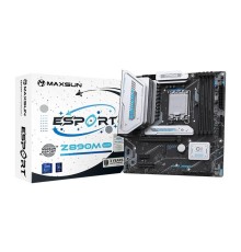 Материнская плата MAXSUN MS-eSport Z890M WIFI, LGA1851, Z890, 4*DDR5, 4*SATA3, 3*M.2, USB 3.2, USB 2.0, Type-C, 1*PCIEx16, 1*PCIex4, 1*PCIex1, HDMI+DP, ATX
