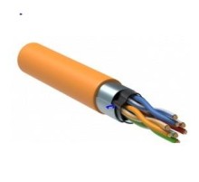Кабель связи витая пара F/UTP, кат.5E 4x2х24AWG solid, LSZH, 305м, оранжевый