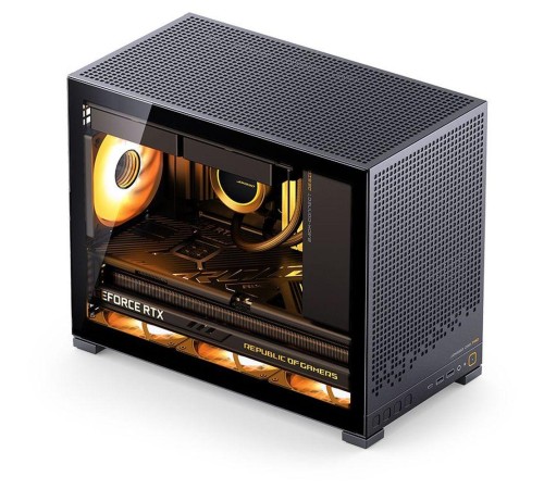 Корпус без блока питания/ Case JONSBO D32 PRO, Mini-Tower, TG, no fan, 2xUSB-A 3.2 + 1xUSB-C 3.2, mATX, mDTX, mITX Black Корпус без блока питания/ Case JONSBO D32 PRO, Mini-Tower, TG, no fan, 2xUSB-A 3.2 + 1xUSB-C 3.2, mATX, mDTX, mITX Black