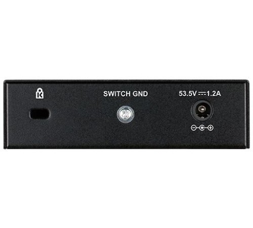 Коммутатор/ DES-1005P,DES-1005P/B Unmanaged Switch 5x100Base-TX (4x100Base-TX PoE), PoE Budget 60W, metal case