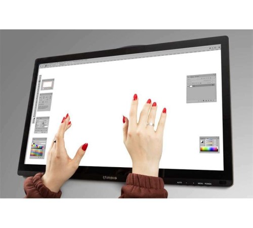 Монитор IRBIS SMARTVIEW 27'' LED Monitor Touch 1920x1080, 16:9, IPS, 250 cd/m2, 1000:1, 3ms, 178°/178°, VGA, HDMI, DP, USB, Audio output, 75Hz, Tilt, Height, Swivel, Pivo (незначительное повреждение коробки)