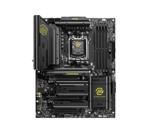 Материнская плата MSI MAG X870 TOMAHAWK WIFI,X870,AM5,4DDR5,3PCI-Ex16,4M.2,4SATA3,2USB4,1USB 3.2 Gen2x2,3