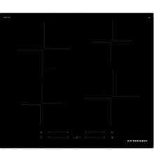 Варочная поверхность Kuppersberg/ Варочная поверхность Kuppersberg, 60 см, индукция, High-Tech, inverter, прямой край, 9 уровней мощности, бустер, Stop and Go, автоматическое отключение, таймер, индикатор остаточного тепла, сенсорное управление, цвет черн