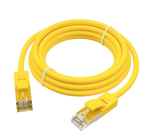 GCR Патч-корд прямой 4.0m UTP кат.5e, желтый, позолоченные контакты, 24 AWG, литой, GCR-LNC02-4.0m, ethernet high speed 1 Гбит/с, RJ45, T568B GCR Патч-корд прямой 4.0m UTP кат.5e, желтый, позолоченные контакты, 24 AWG, литой, GCR-LNC02-4.0m, ethernet high speed 1 Гбит/с, RJ45, T568B