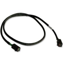 кабель LSI Cable CBL-SFF8643-10M (LSI00405/05-26112-00), SFF8643-SFF8643 Кабель данных MiniSAS, длина 100cm, наконечники: SFF8643(контроллер)-SFF8643(корзина)