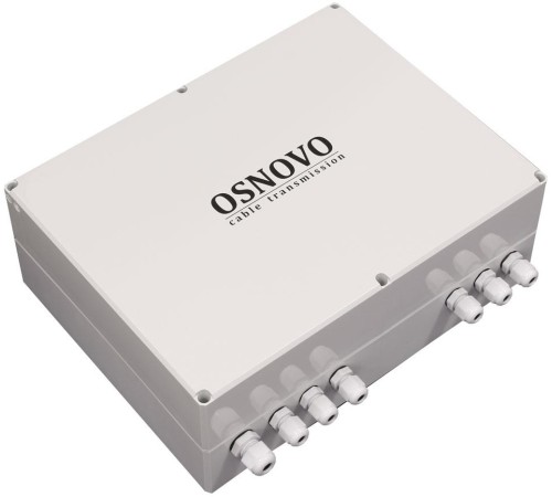 Коммутатор/ OSNOVO Уличный L2+ гигабитный коммутатор на 6 портов, 4*10/100/1000Base-T PoE, 2 SFP порта 1000Base-X, PoE до 30W на порт , суммарно PoE до 120W, IP66