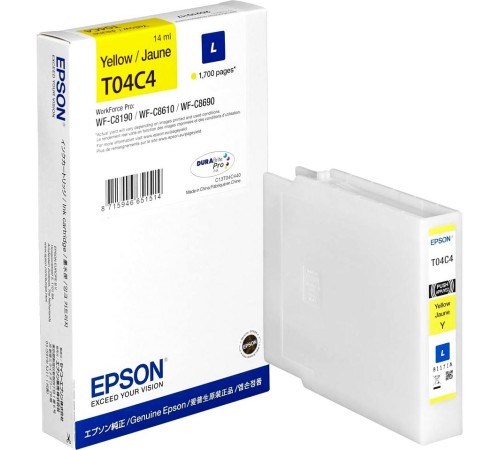 Картридж/ WF-C81xx / WF-C86xx Ink Cartridge L Yellow