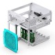 Корпус без блока питания/ Case JONSBO N2, Mini-Tower, 1x120mm, 1xUSB-A 3.0 + 1xUSB-C 3.2, SFX PSU Support, mITX White
