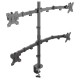 ONKRON кронштейн для четырех мониторов 13"-32" настольный, чёрный D421E