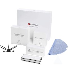 Комплект аксессуаров Roborock Robotic Vacuum Accessories (боковая щетка 2 шт., фильтр 2 шт., сменная салфетка 2 шт.) для робота-пылесоса S7MaxV/S7 Black