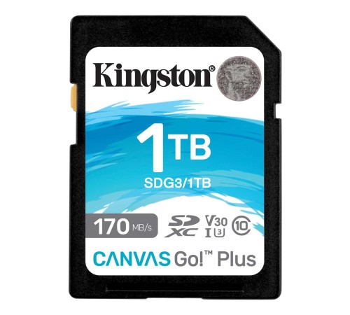 Карта памяти Kingston 1TB SDXC Canvas Go Plus 170R C10 UHS-I U3 V30/ Kingston 1TB SDXC Canvas Go Plus 170R C10 UHS-I U3 V30 Карта памяти Kingston 1TB SDXC Canvas Go Plus 170R C10 UHS-I U3 V30/ Kingston 1TB SDXC Canvas Go Plus 170R C10 UHS-I U3 V30