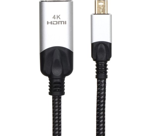 Адаптер/ Адаптер miniDisplayPort(M) ---> HDMI(F) 0.15m 4K@60Hz VCOM <CG616M-0.15> Адаптер/ Адаптер miniDisplayPort(M) ---> HDMI(F) 0.15m 4K@60Hz VCOM <CG616M-0.15>