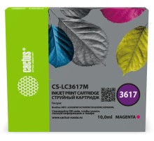-/ Картридж струйный Cactus CS-LC3617M пурпурный (10мл) для Brother MFC-J2330DW/J2730DW/J3530DW/J3930DW