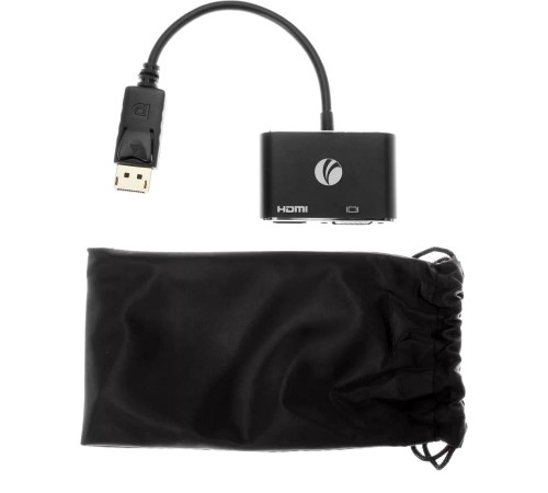 Кабель-переходник/ Кабель-переходник DisplayPort(M) ---> HDMI(F)+VGA(F)4K@30Hz VCOM Allum shell<CG640M-0.15> Кабель-переходник/ Кабель-переходник DisplayPort(M) ---> HDMI(F)+VGA(F)4K@30Hz VCOM Allum shell<CG640M-0.15>