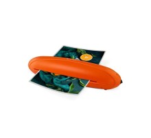 Ламинатор ГЕЛЕОС ЛМ A4 Радуга оранжевый, А4, 2х150 (пленка 75-150 мкм), 250 мм/мин, 2 вала, пласт. корпус, мах толщина 0.6 мм