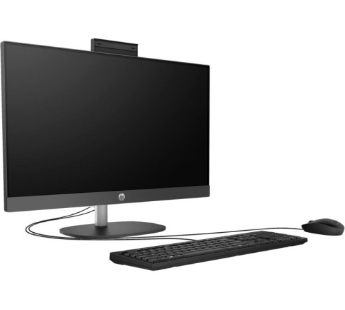 Моноблок HP ProOne 245 G10 All-in-One NT IPS 23,8"(1920x1080)Ryzen5-7520U,8GB,512GB,eng usb kbd,mouse,5MP,WiFi,BT,Iron Gray,DOS,1Wty