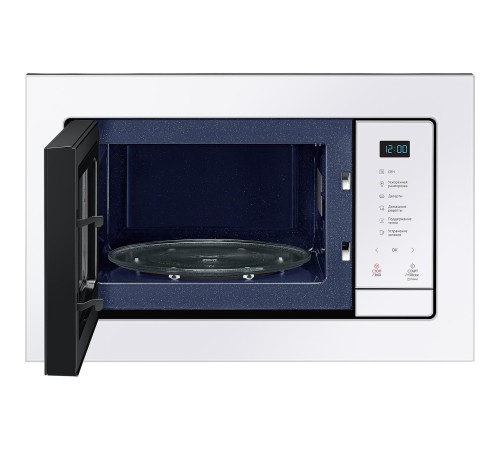 встраиваемая микроволновая печь Samsung Built-in microwave oven MQ7000A, 23 l, 489 x 275 x 346 mm, white glass