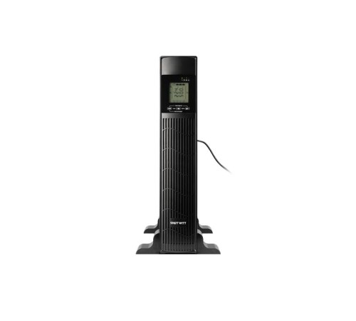 Источник бесперебойного питания SMARTWATT ИБП линейно-интерактивный SIN, 1000/800 ВА/Вт, стоечный/напольный, LCD дисплей, IEC C13 - 3 шт., Schuko CEE7/4 - 1 шт.