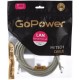 Патч-корд/ Патч-корд GoPower RJ-45 (m)-RJ-45 (m) 5.0м кат.5е ПВХ 26AWG серый в пакете (1/50)