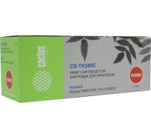 -/ Картридж лазерный Cactus CS-TK580C TK-580C голубой (2800стр.) для Kyocera FS-C5150DN/P6021 Ecosys