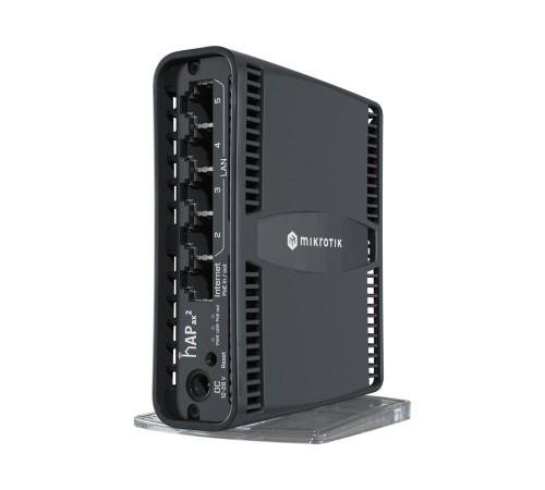 Маршрутизатор/ hAP ax2 Wireless router Gigabit Ethernet Dual-band (2.4 GHz / 5 GHz) Black Маршрутизатор/ hAP ax2 Wireless router Gigabit Ethernet Dual-band (2.4 GHz / 5 GHz) Black