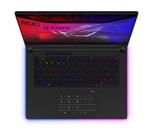 Ноутбук ASUS ROG Strix SCAR 16 G635LX-RW187W Intel Core Ultra 9 275HX 2.7GHz/DDR5 32GB/SSD 2TB/Nvidia RTX 5090 (24GB GDDR7)/16" WUXGA(2560x1600) 16:10 AG, 1200 NITS Mini LED,240Hz/WIN11 Home/Off Black/2.80 Kg