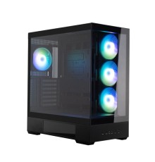 Корпус ZALMAN P40 DS, ATX, BLACK, WINDOW, 9.1-inch LCD screen, 2xCombo(2.5” or 3.5”), 1x2.5”, 1xUSB TYPE-C, 2xUSB3.0, SIDE 3x120mm ARGB, REAR 1x120mm ARGB