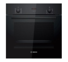 Встраиваемая электрическая духовка BOSCH Serie 2, духовой шкаф, черный, класс энергоэффективности А, 7 режимов, 3-х слойное остекление, LED-дисплей, утапливаемые переключатели, галогенное освещение, проволочные направляющие, сделано в Турции,