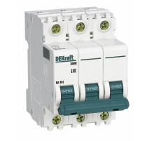 Авт. выкл. 3Р 63А х-ка C ВА-101 4,5кА DEKraft